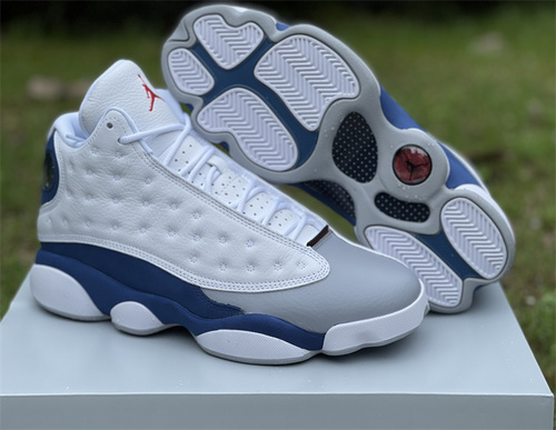 Original version_ Air Jordan 13 _French Blue_ French blue_ the goods number 414571 164. Full code shipment 40-47.5-243ac2e0